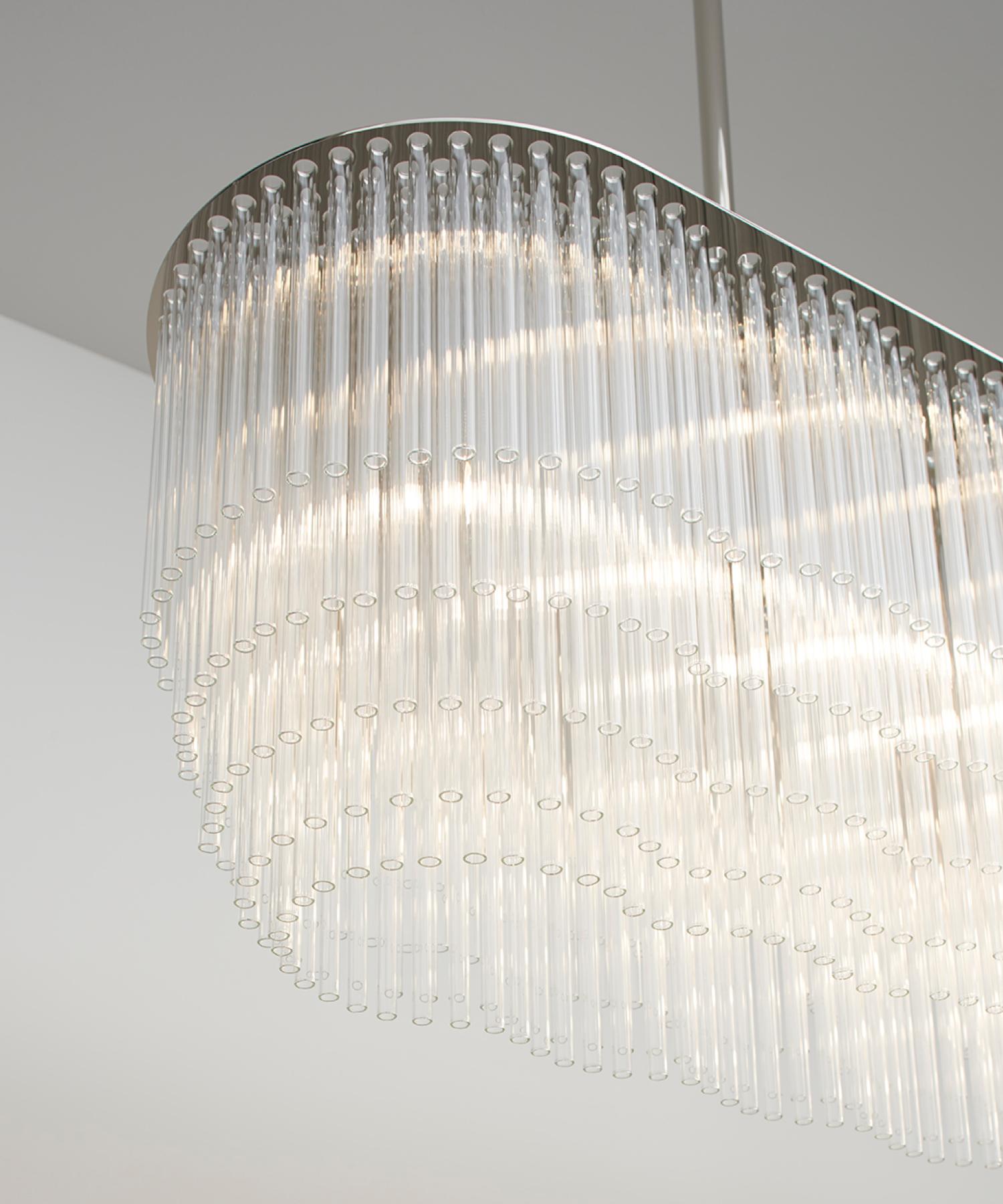 Contemporary Linear Chandelier 1479mm / 58.25
