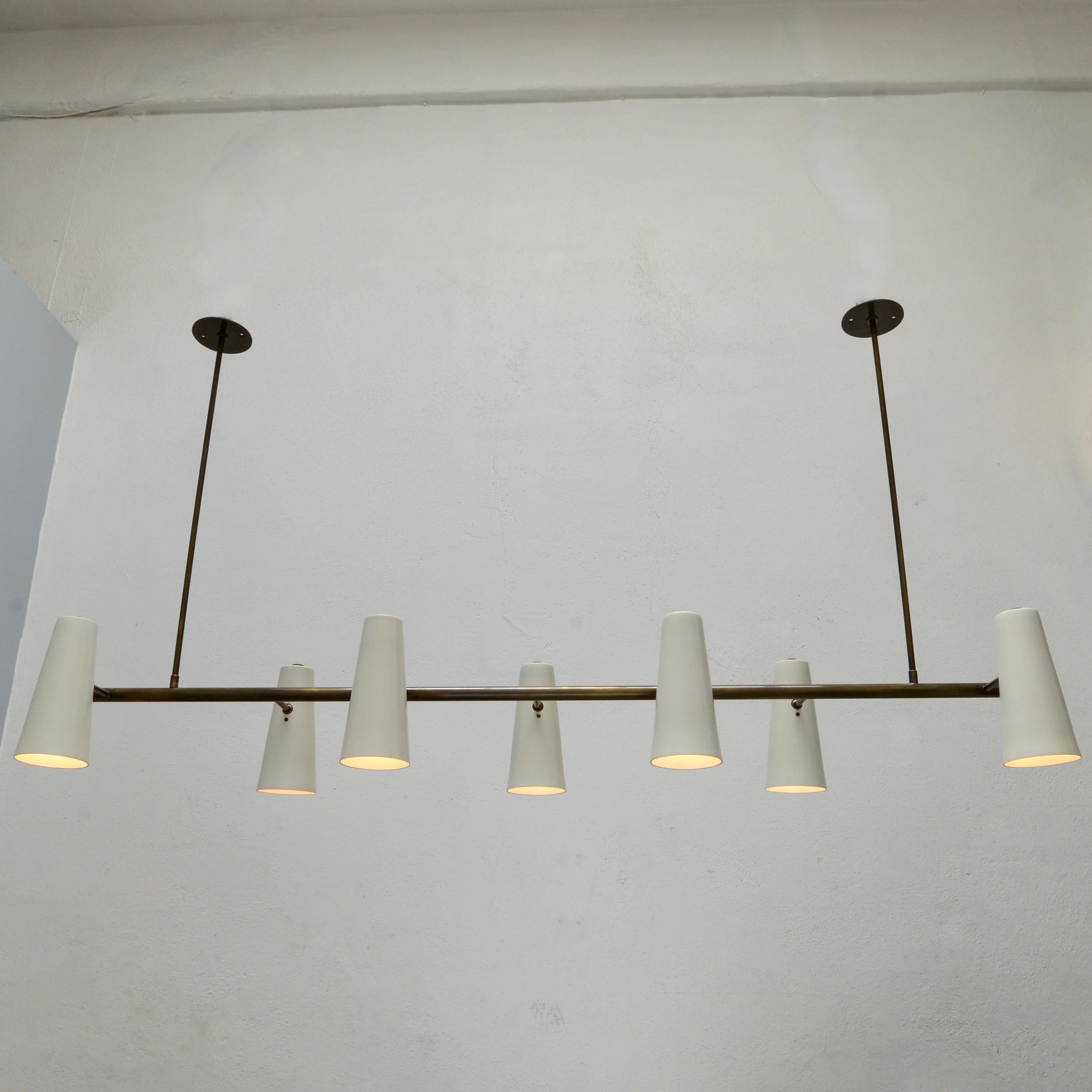 Aluminum Linear Chandelier For Sale