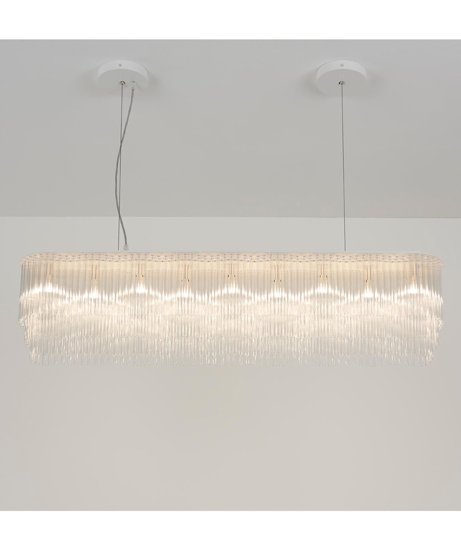 Modern Linear Chandelier Thin 1010mm/39.75