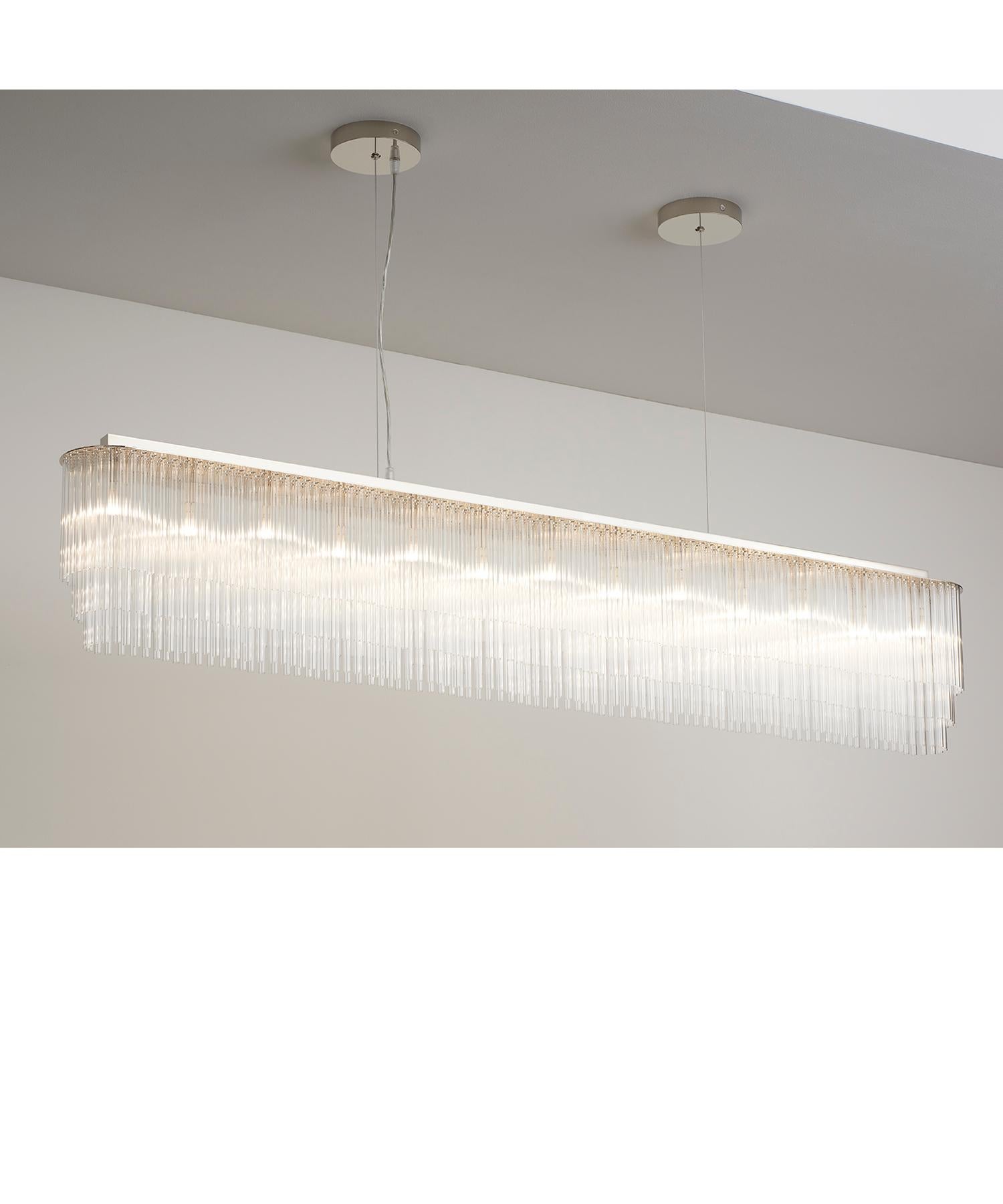 Lampadario lineare sottile 1010mm/39.75
