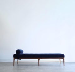 Linear Daybed in Dark Walnut Series 72 by Stamford Modern