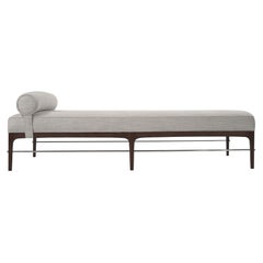Linear Daybed in Dark Walnut Series 84 by Stamford Modern
