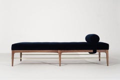 Linear Daybed in Natural Walnut Series 72 by Stamford Modern