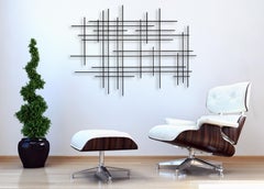 "Linear I" Original Metal Wall Sculpture