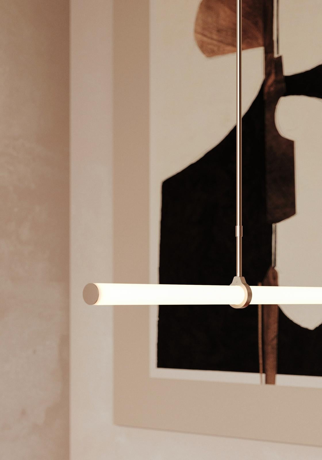 Objeto lineal Light 015 de latón en venta 7