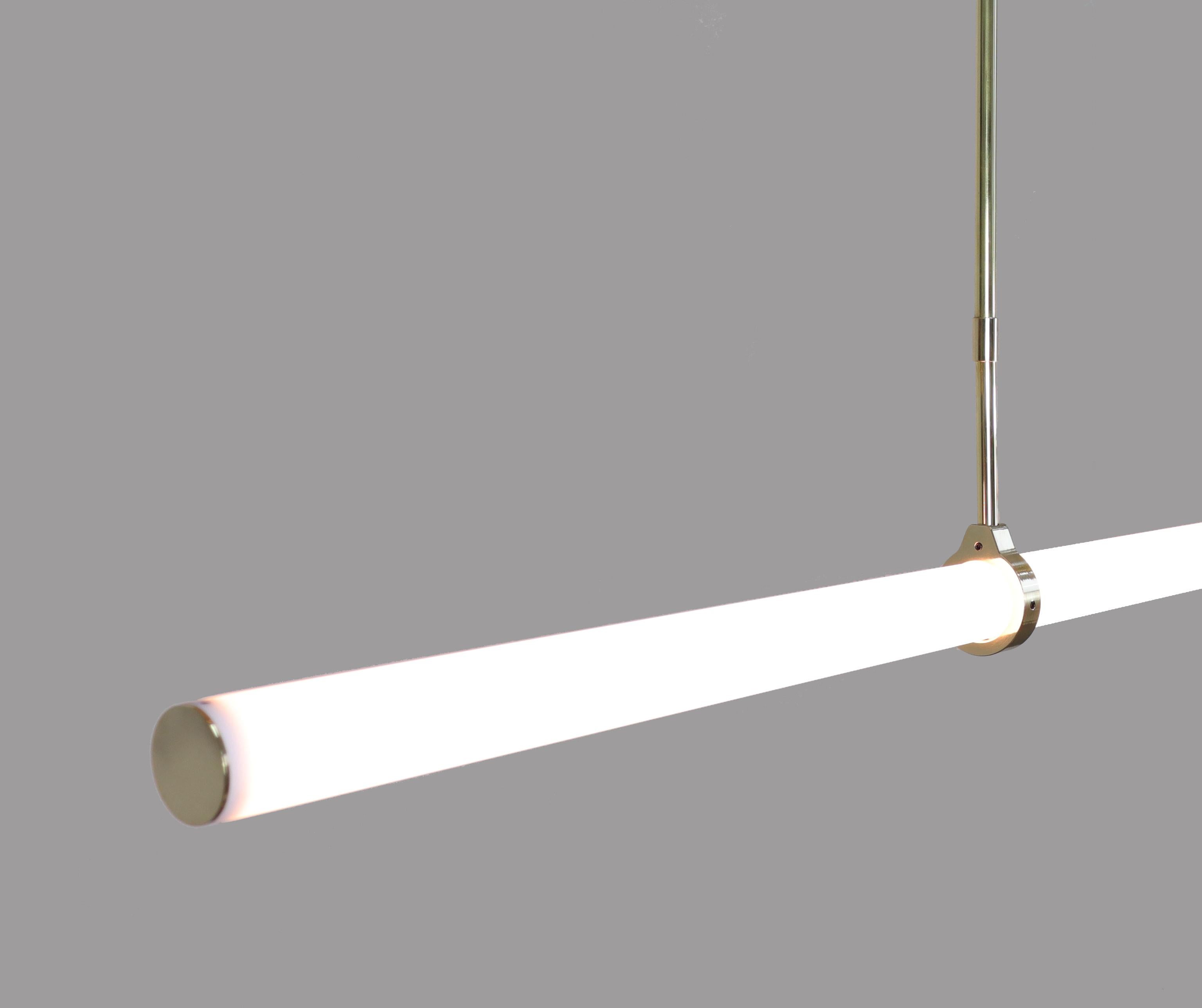 Objeto lineal Light 015 de latón Alemán en venta