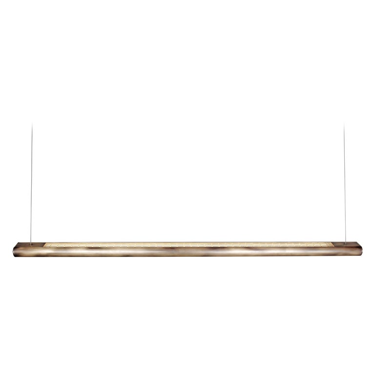 Linear Light Yakata Pendant In Aged Brass For At 1stdibs