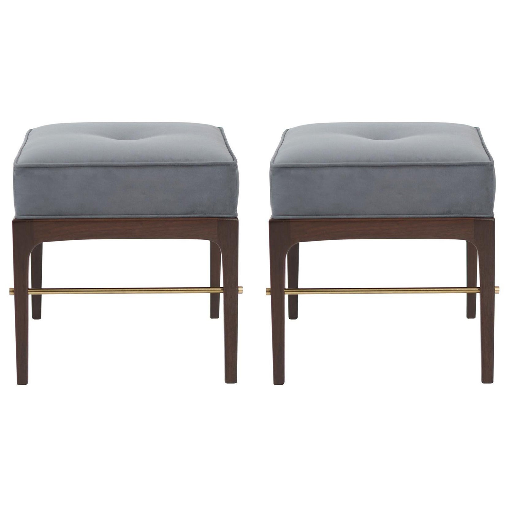 Taburetes lineales en nogal especial Serie 18 by Stamford Modern en venta