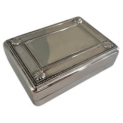 Lined Silver Plate Box