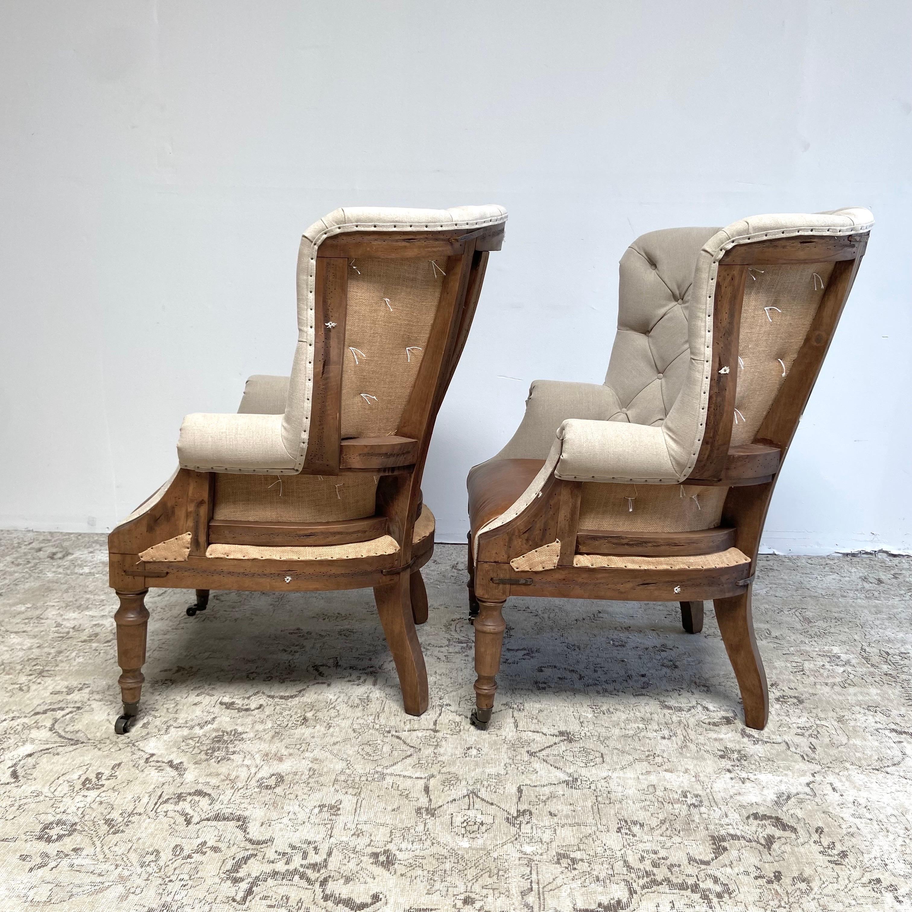 deconstructed wing chair