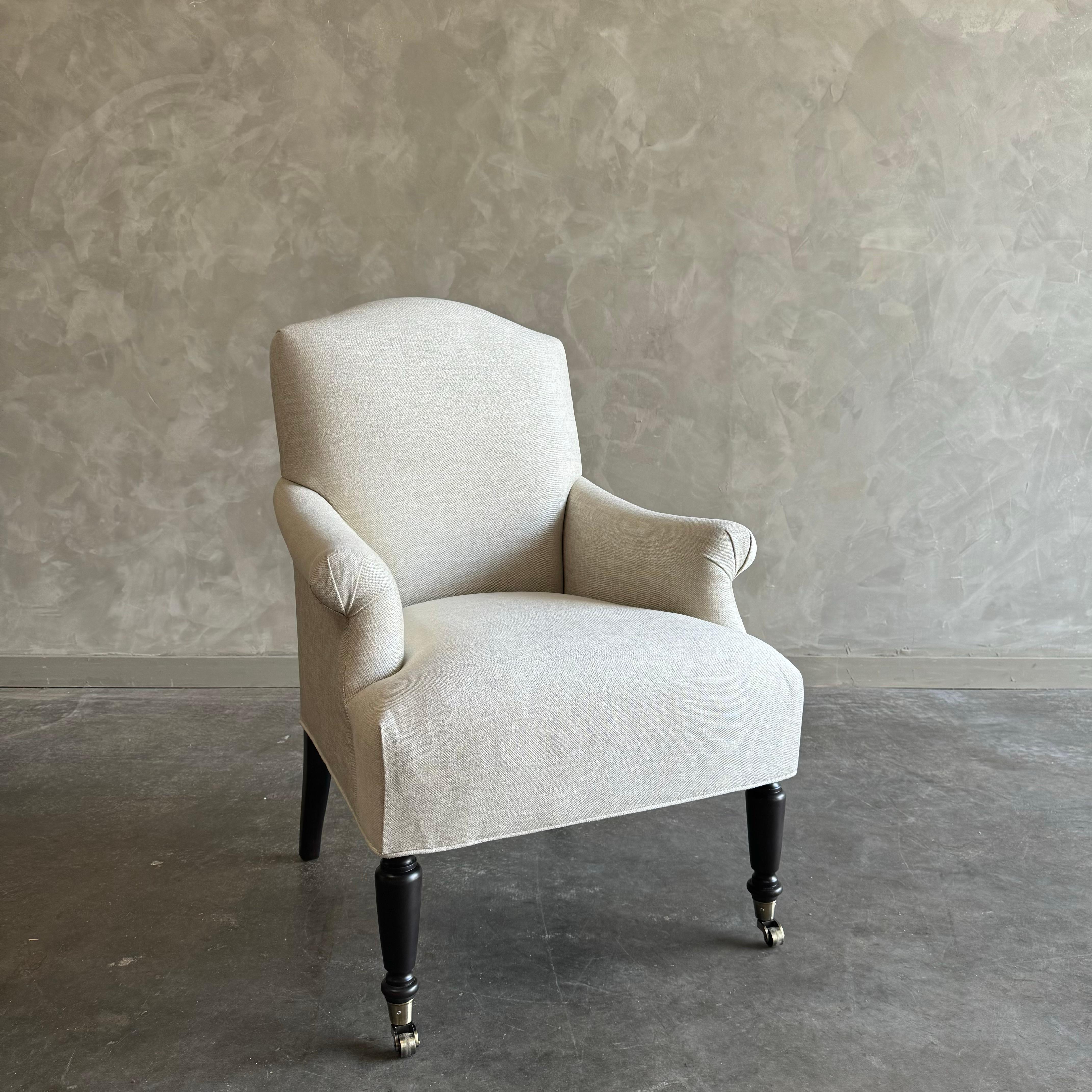 Poltrona in lino in vendita 3