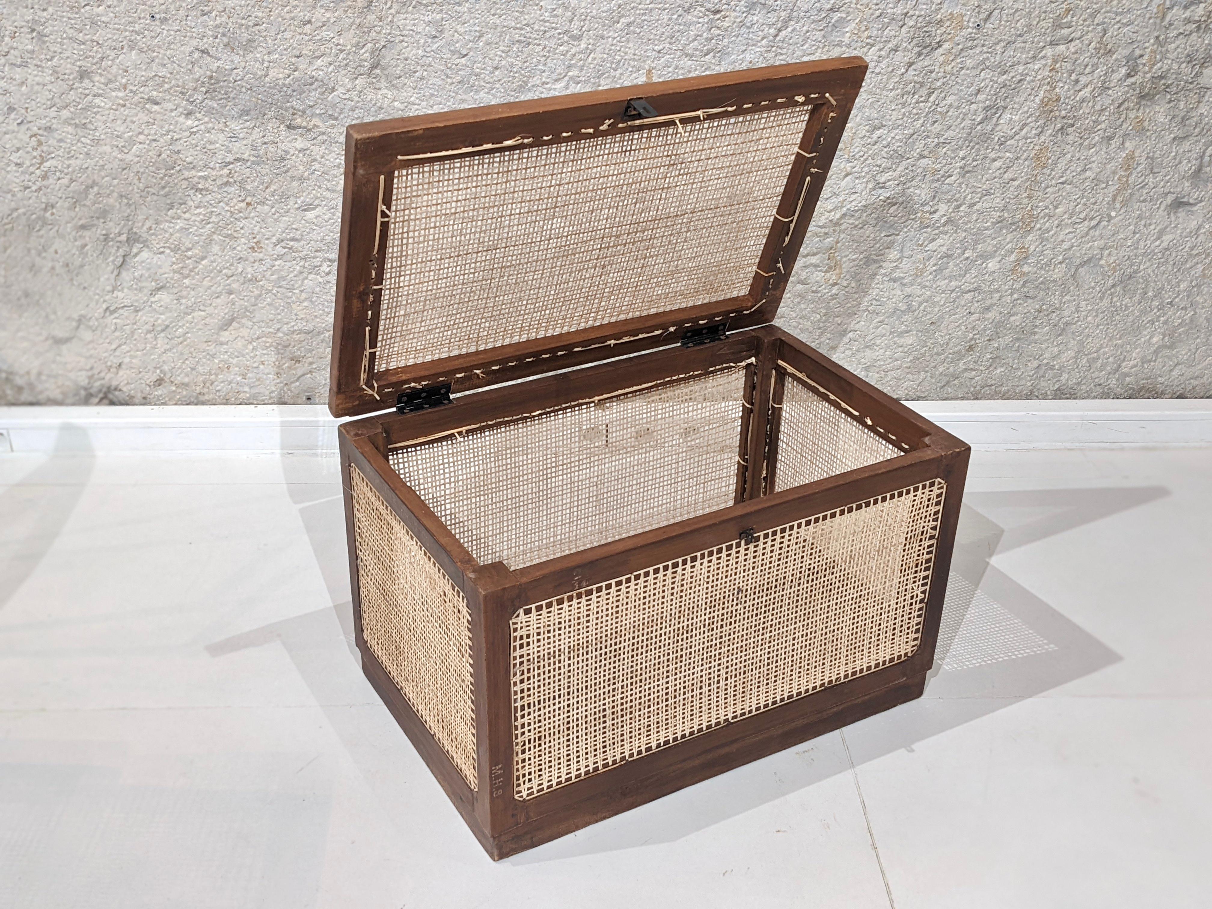 Mid-Century Modern Linen box by Pierre Jeanneret