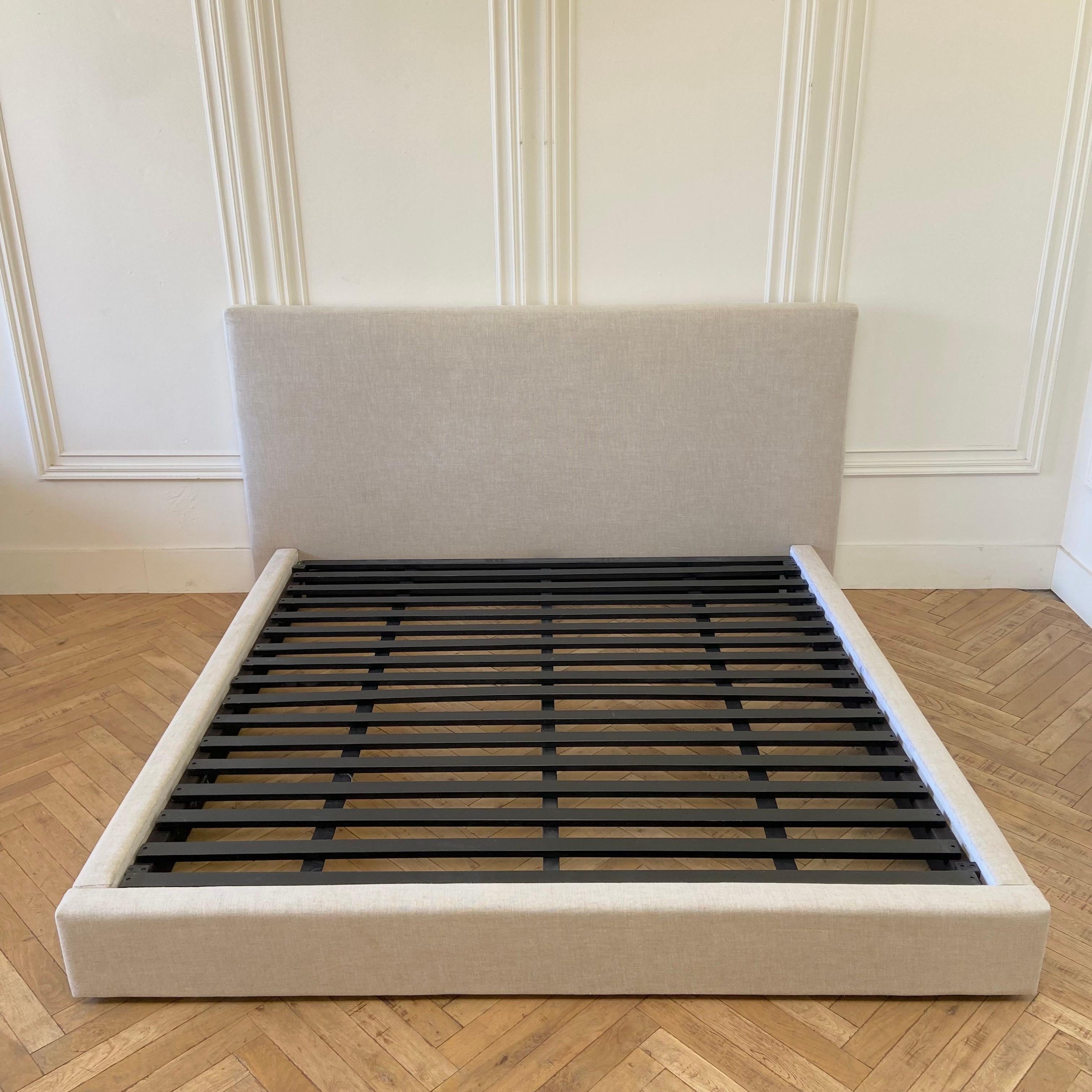 modern platform bed king