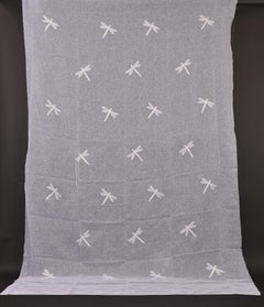 Linen Large Curtain Named Dragonfly