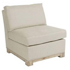 Linen Occasional Chair
