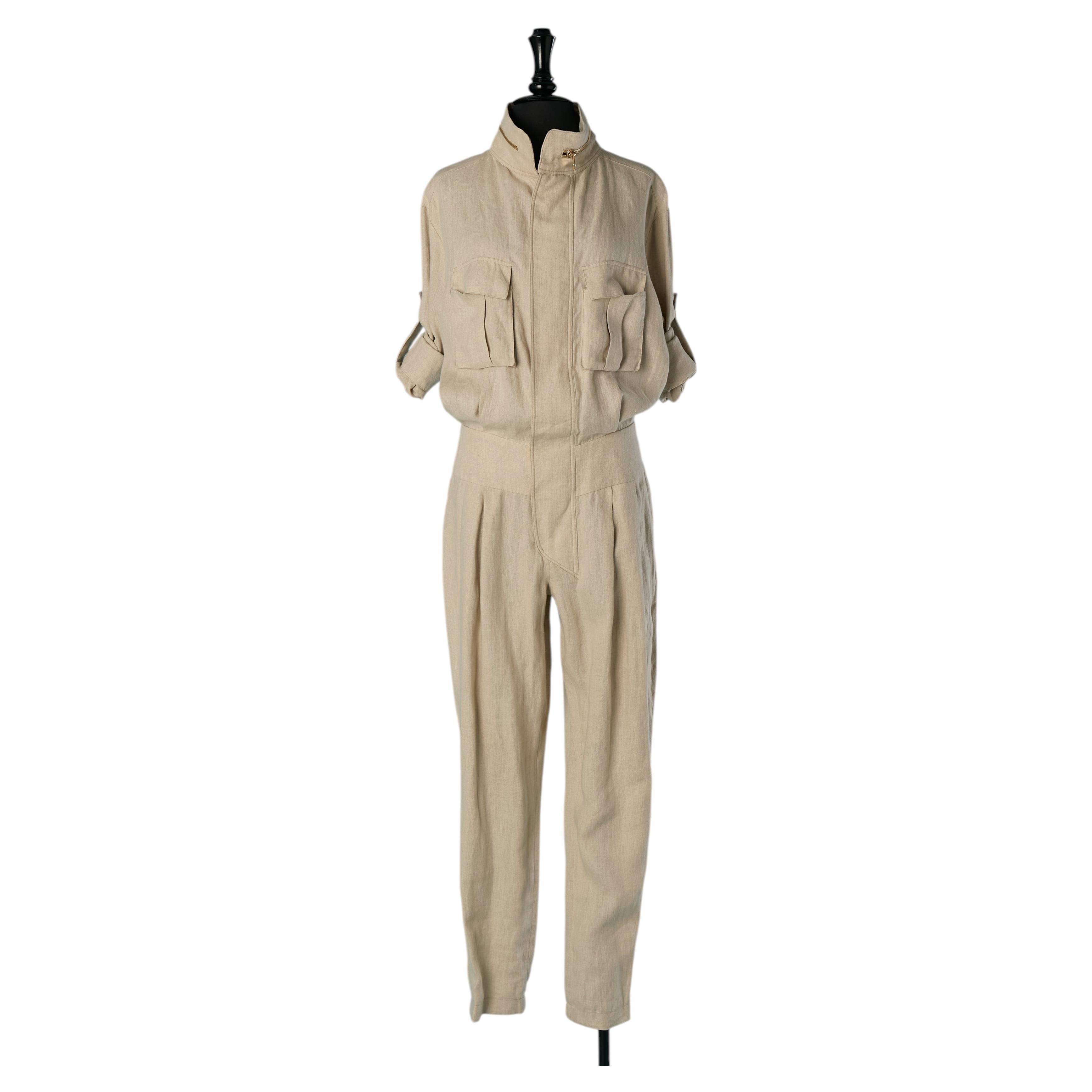 Linen overall ALEXANDRE VAUTHIER