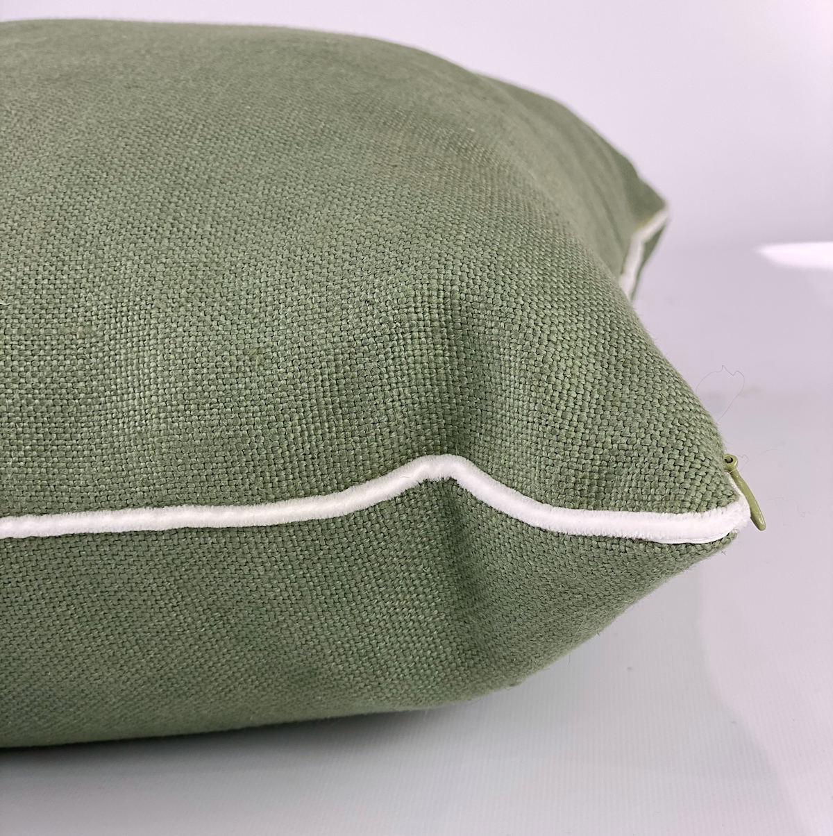 Australian Linen Pillow, Green Sage 20x20