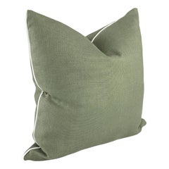 Linen Pillow, Green Sage 20x20"