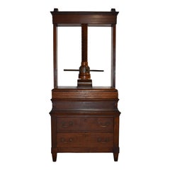 Linen Press, circa, 1880