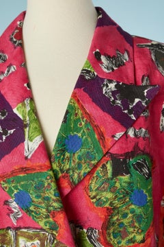 Linen printed jacket Christian Lacroix Bazar