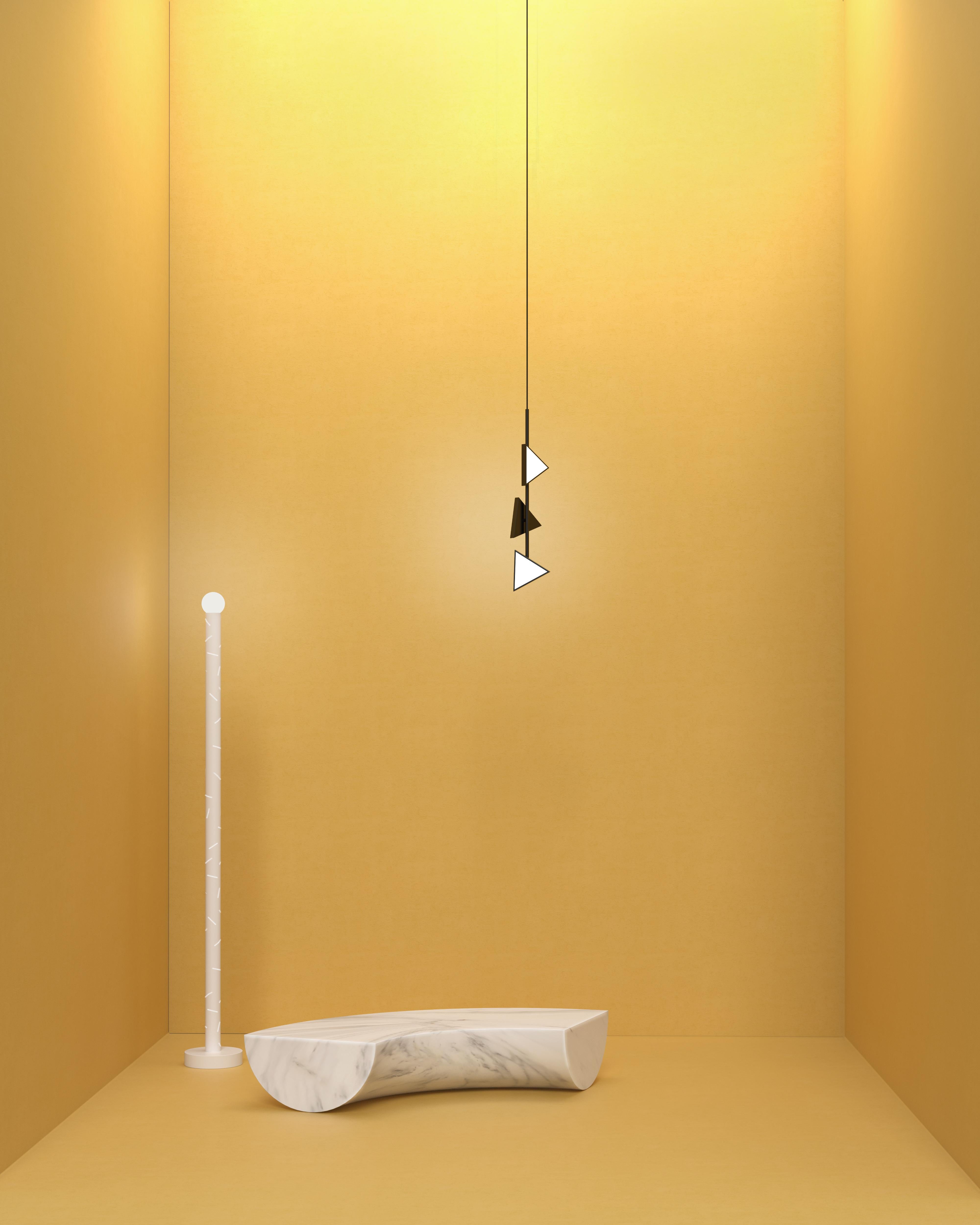 Tedesco Lampada a sospensione Lines and Triangles di Atelier Ati in vendita