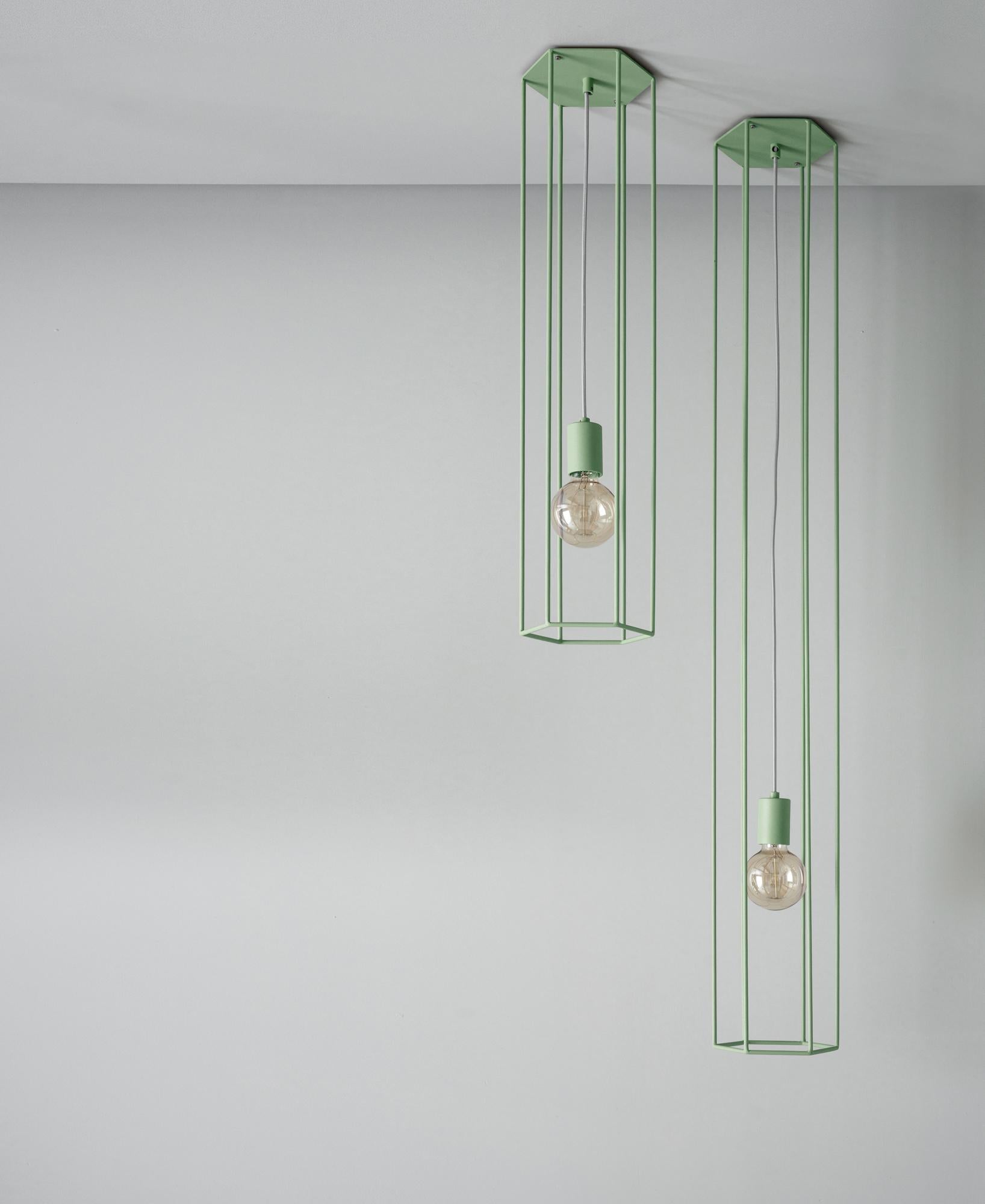 Lampada da soffitto Lines Hex Small Grey di +kouple in vendita 2