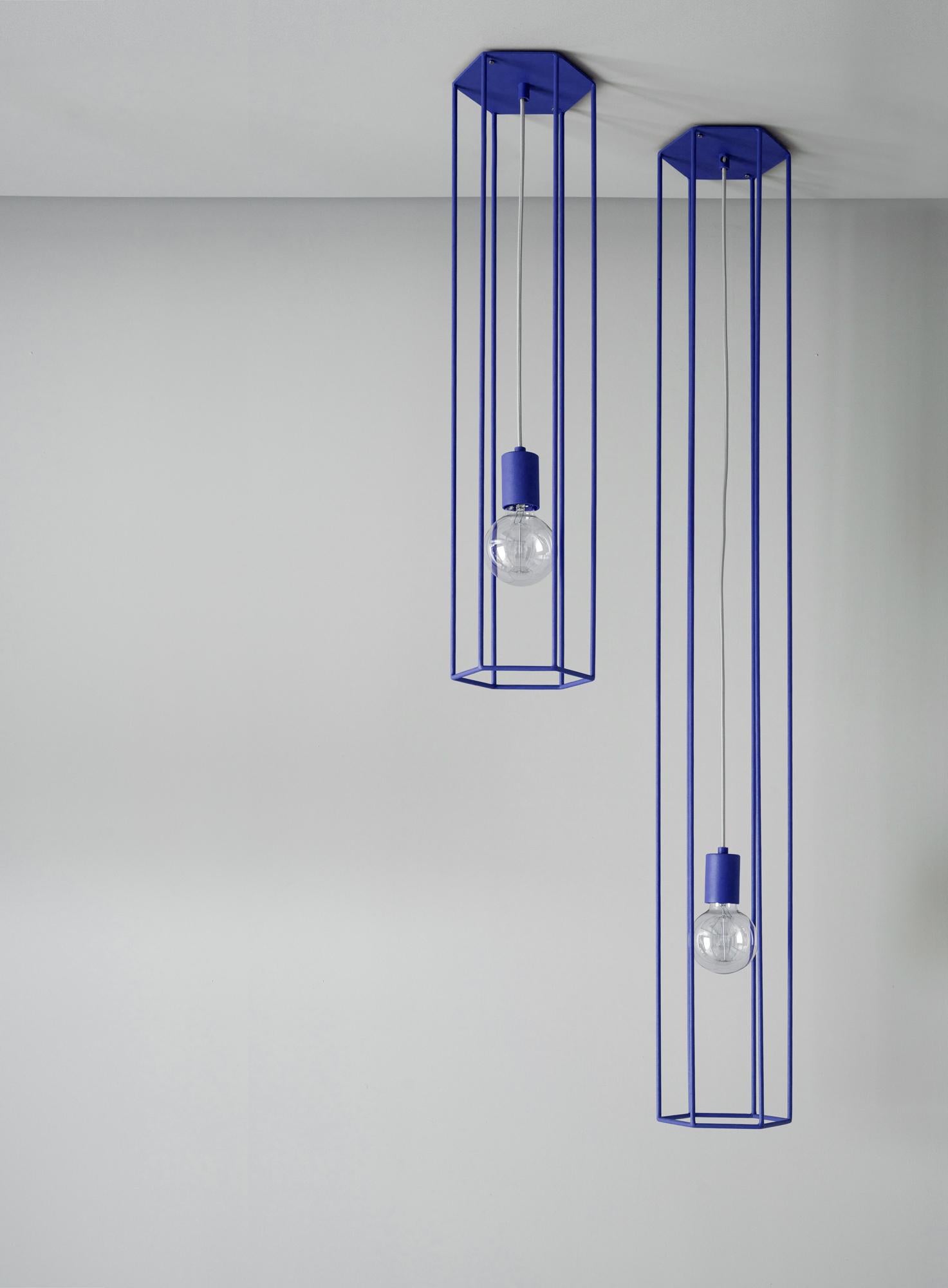Lampada da soffitto Lines Hex Small Grey di +kouple in vendita 3