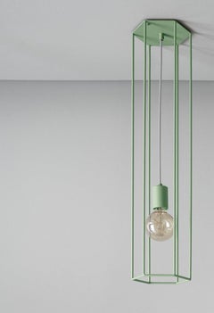 Kleine Moss-Deckenleuchte von +kouple, Hex mit Linien