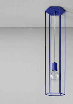 Lampada da soffitto Lines Hex Small Ultra Blue di +kouple
