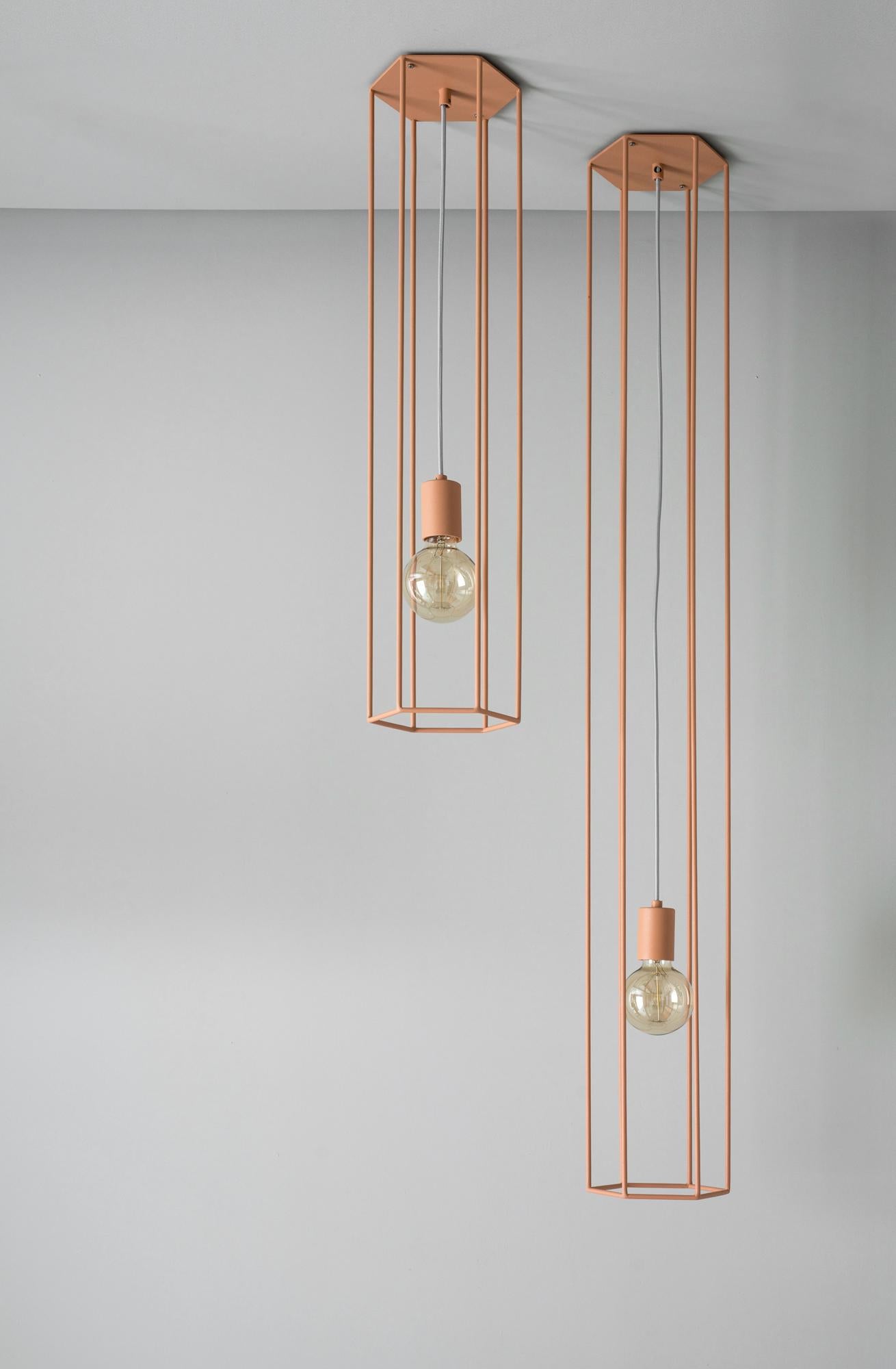 Lampada da soffitto Lines Hex Small Ultra Blue di +kouple in vendita 1