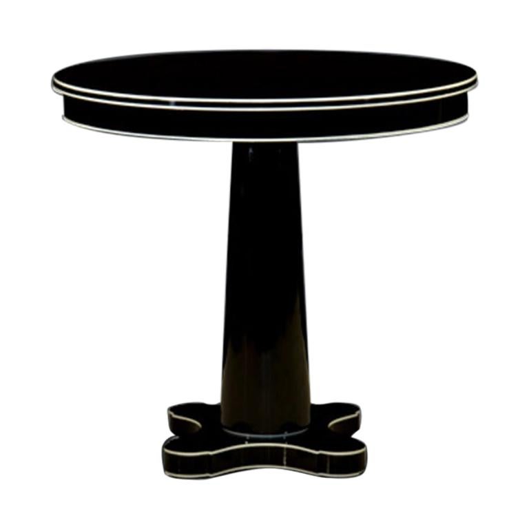 "LINET" Contemporary Dining Table in High Gloss Lacquer