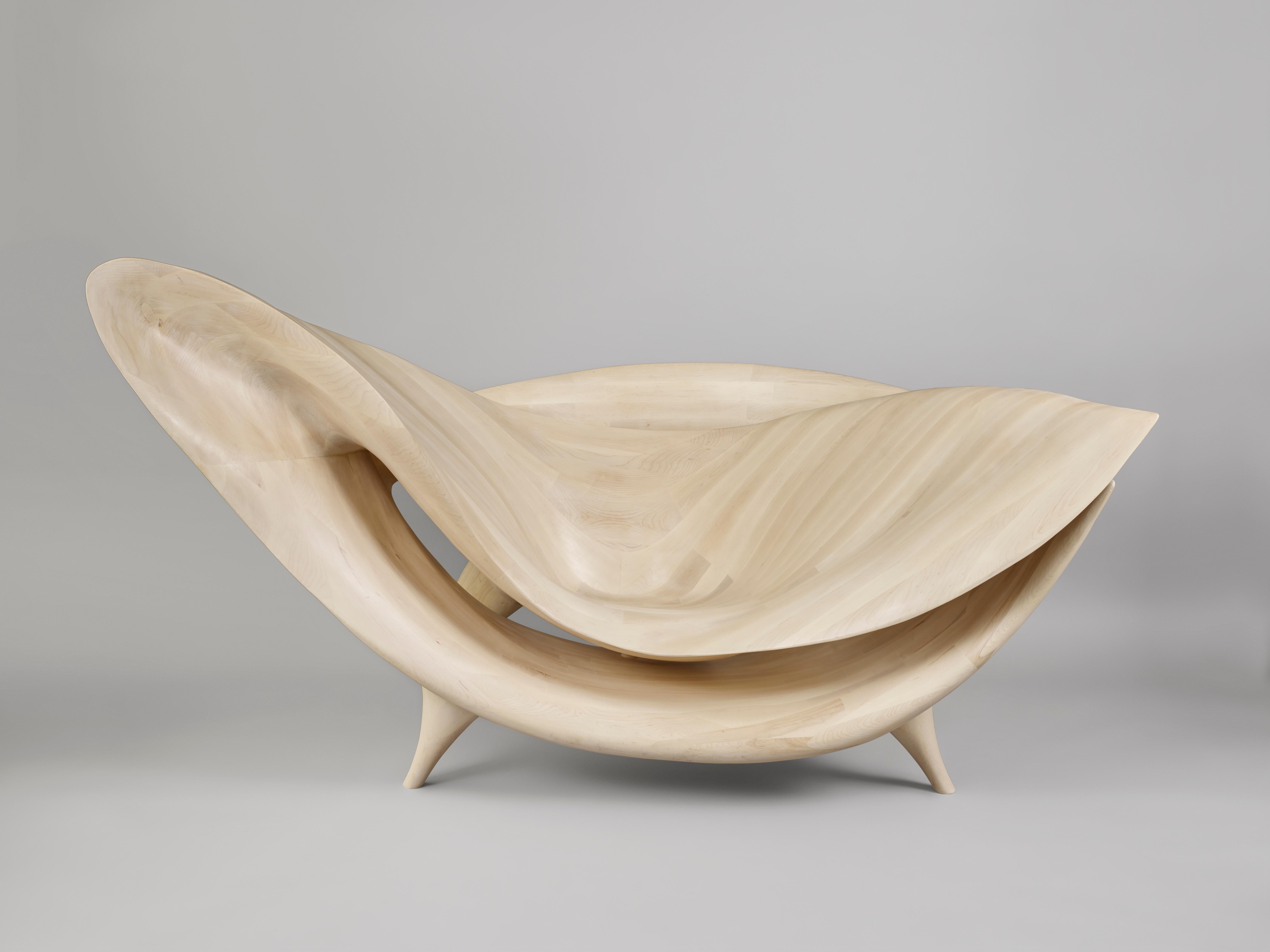 Both a cabinetmaker and a visual artist, Gildas Berthelot has forged a unique path in the world of contemporary design over the past 30 years. His vision and his experience give birth to sculptural furniture pieces that are also imaginary creatures,
