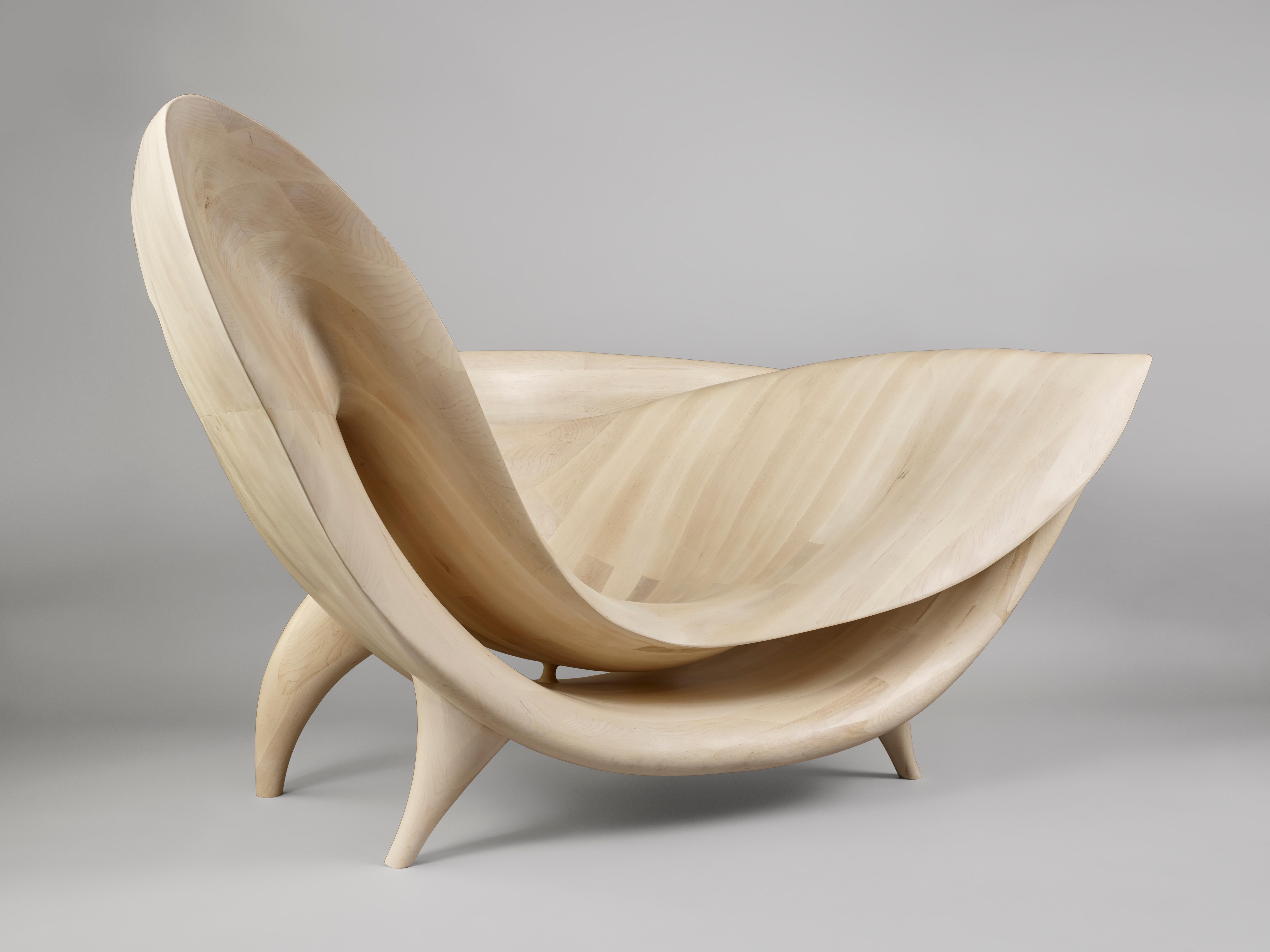 Hand-Carved L’Infini Chair