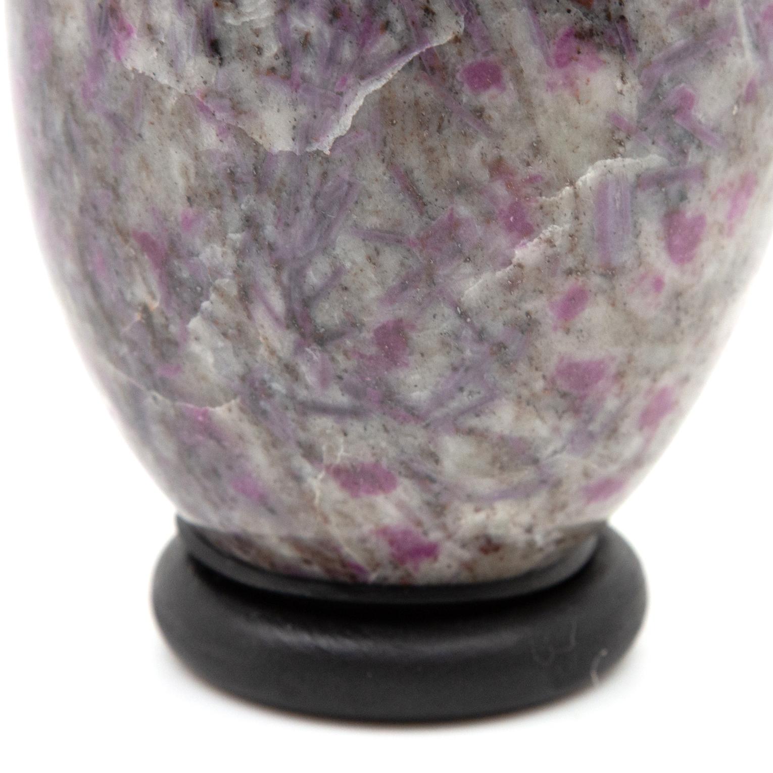 Contemporary Lingam Ruby in Matrix Stone