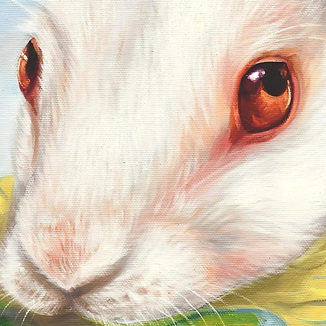 Dapper Rabbits - Young Buck. Coniglio in abiti vintage. Pittura a olio in vendita 2