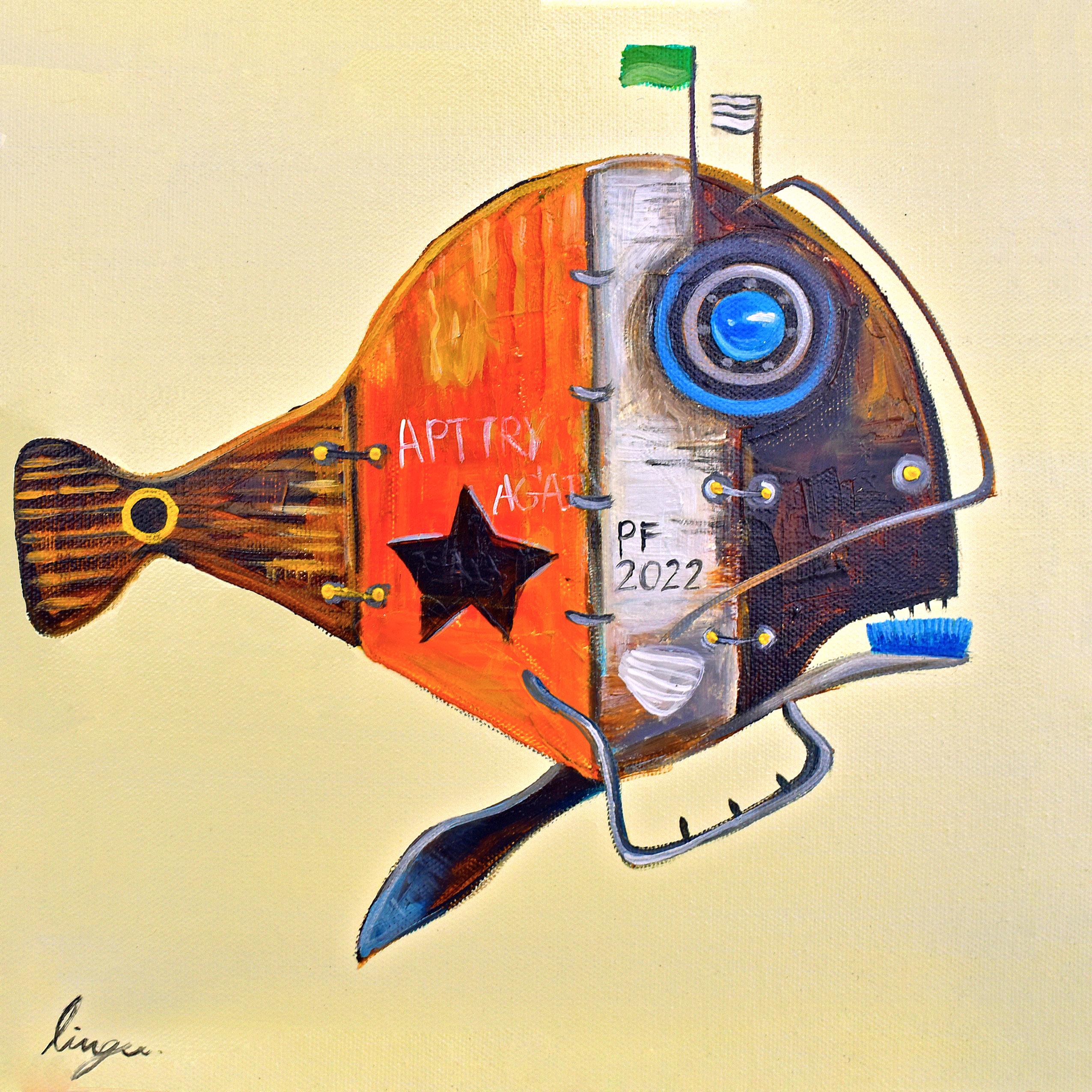 Lingee Bangkhuntod Mechanical Marines. Sea Star. Steampunk Ocean Fish