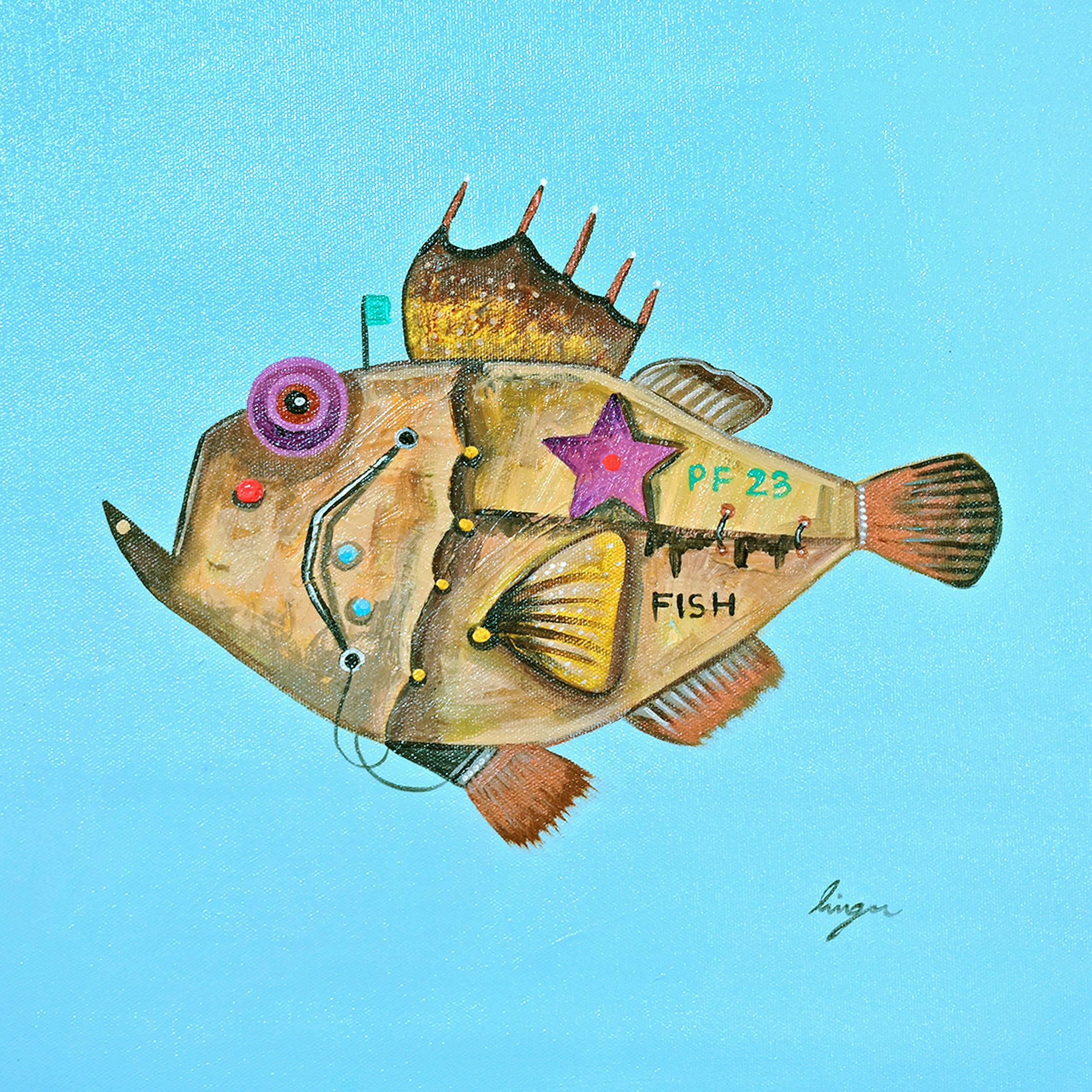 Lingee Bangkhuntod Mechanical Marines. Star Fish Steampunk Ocean Fish