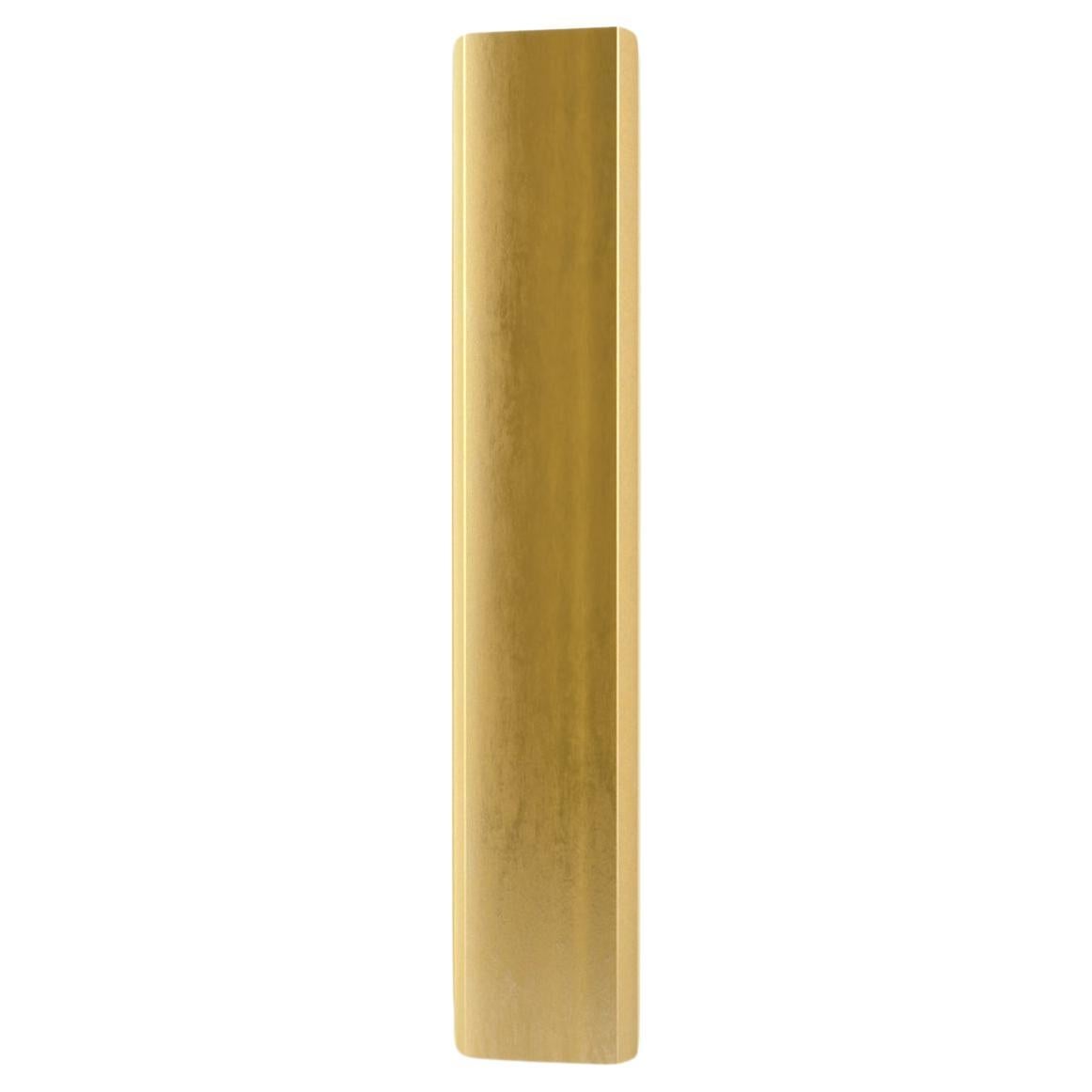Lingotto - Brushed brass wall lamp For Sale