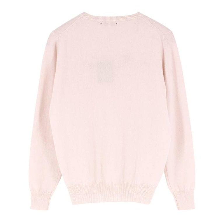 Lingua Franca x Goop Pink 'Motherlover' Cashmere Sweater For Sale at ...