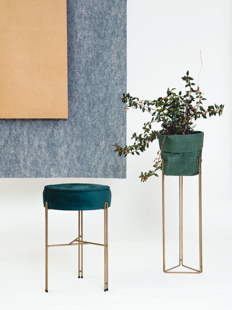 Linha Planter Pedestal and Cachepot 'Plant Stand' by Filipe Ramos For ...
