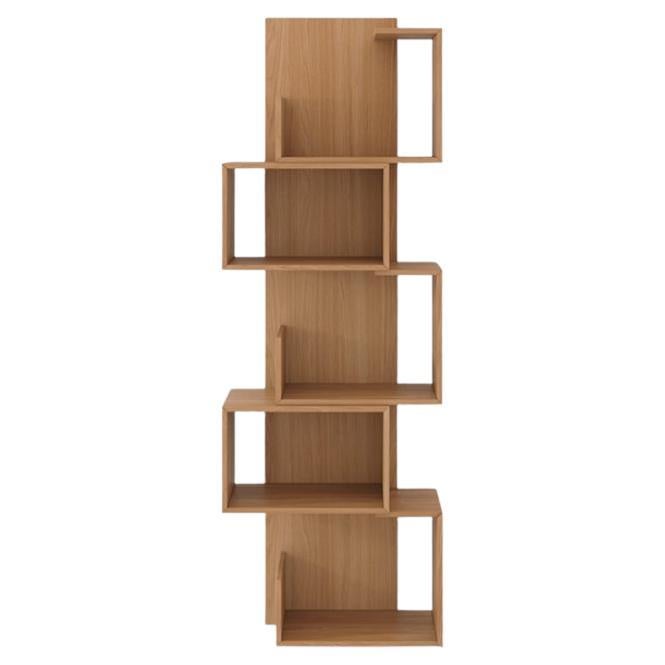 "Linhas" Bookcase Bookshelf in natural wood