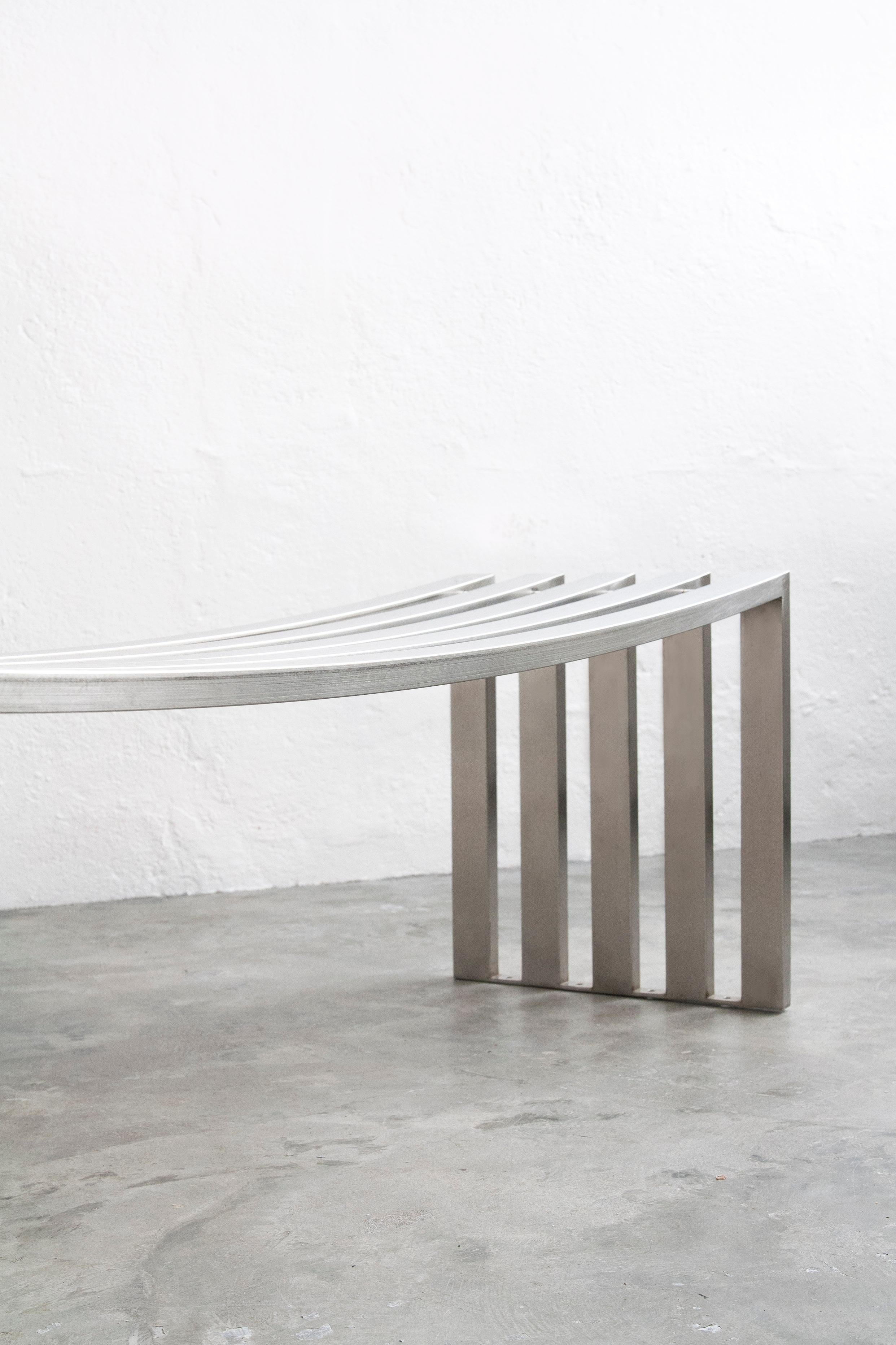 Modern Liniya Bench by Katryna Sadauskaitė For Sale