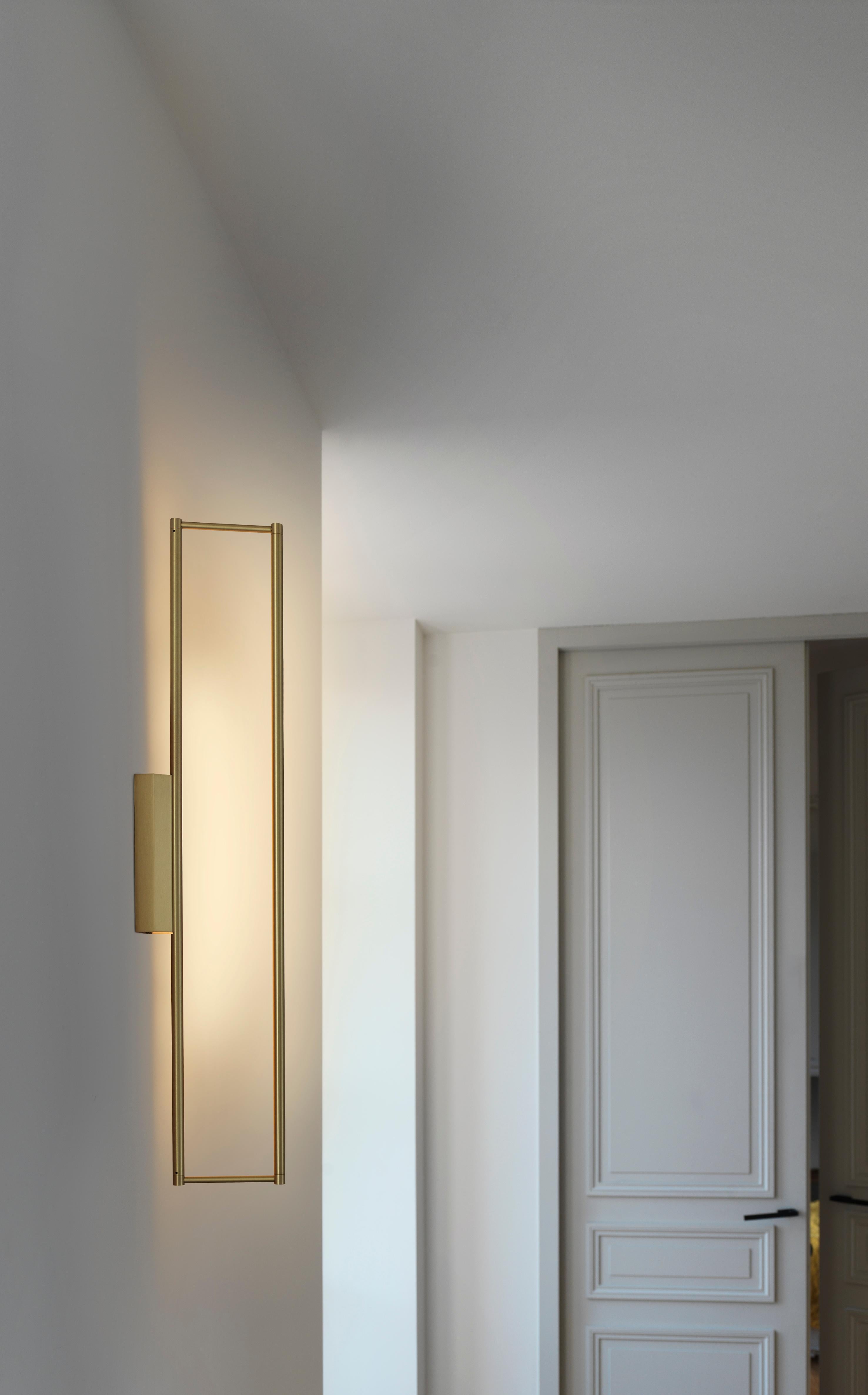 Link 725 Brass Wall Light by Emilie Cathelineau In New Condition In Geneve, CH