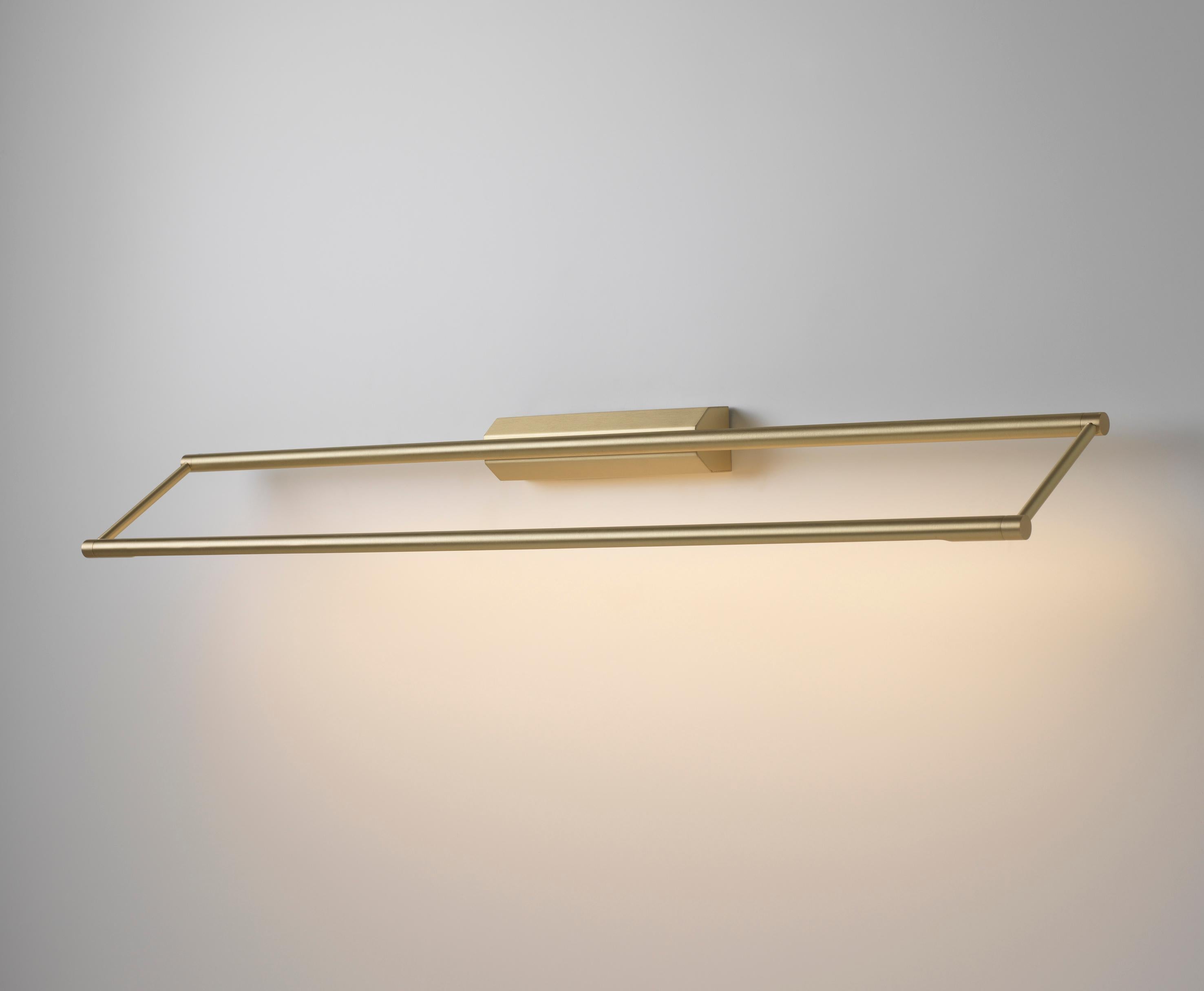 Brass Link 725 Graphite Wall Light by Emilie Cathelineau For Sale