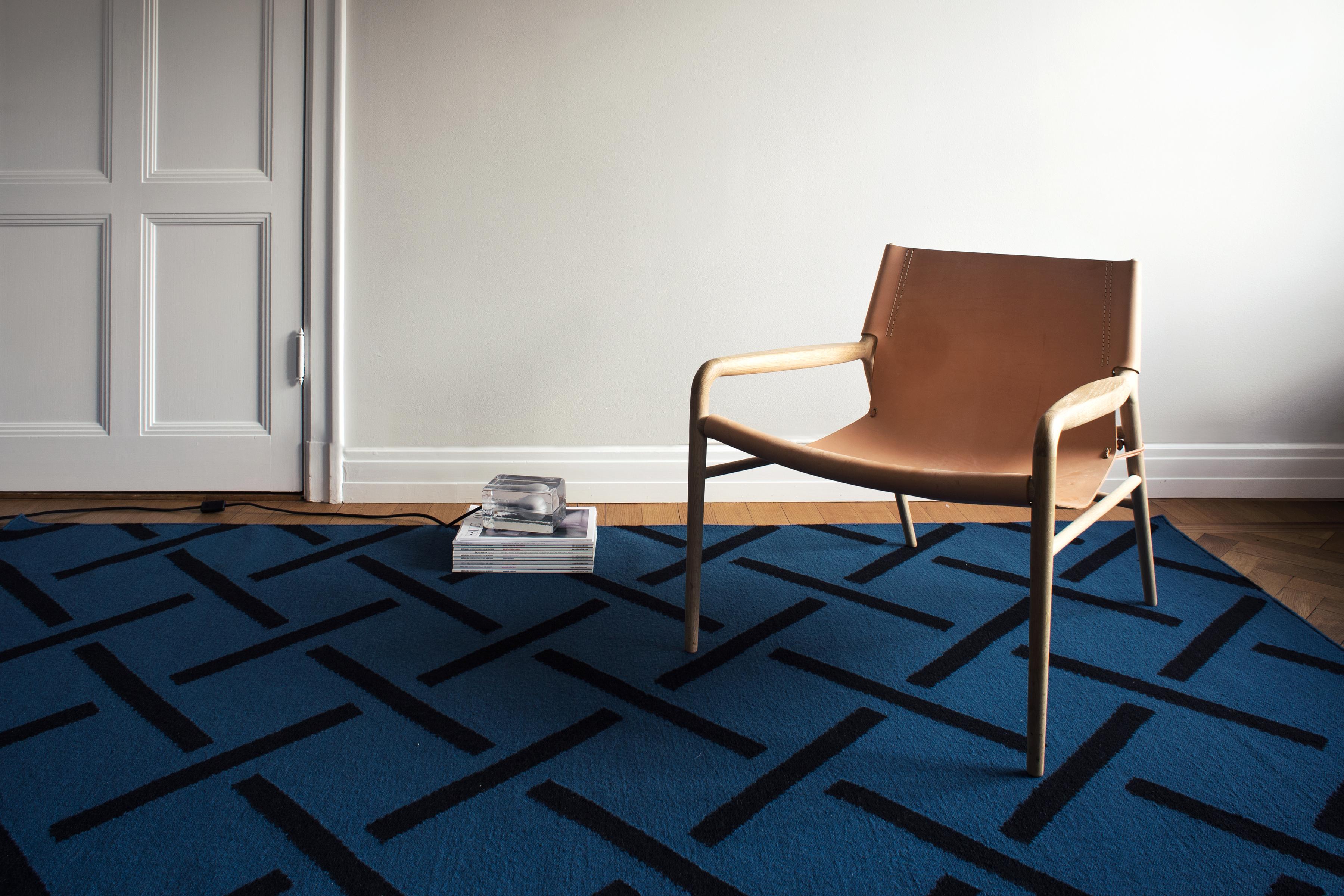 Link Beige is a modern Dhurrie or Kilim rug in Scandinavian design. It is available in different sizes - see customization options below.

The collection is inspired by the floors in the great halls and dining rooms of turn of the century