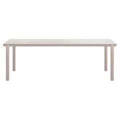 Link-Bisque 240 Sintered Stone And Powder-Coated Aluminum Dining Table by SNOC