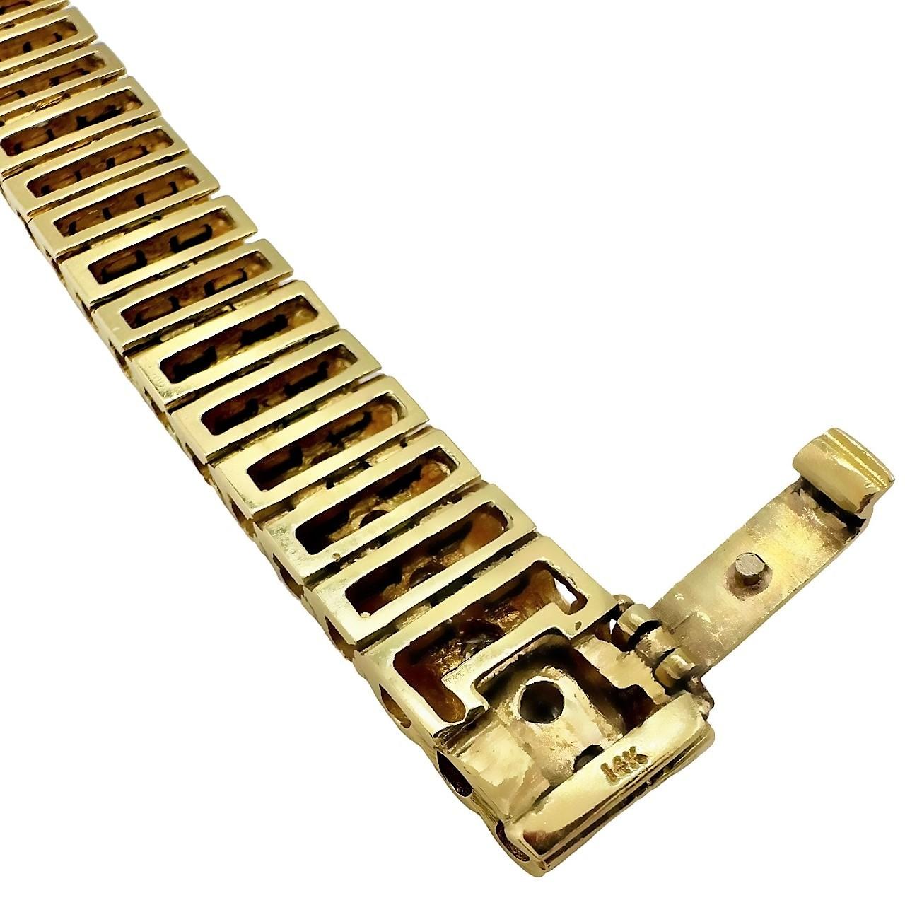 rolex link bracelet gold
