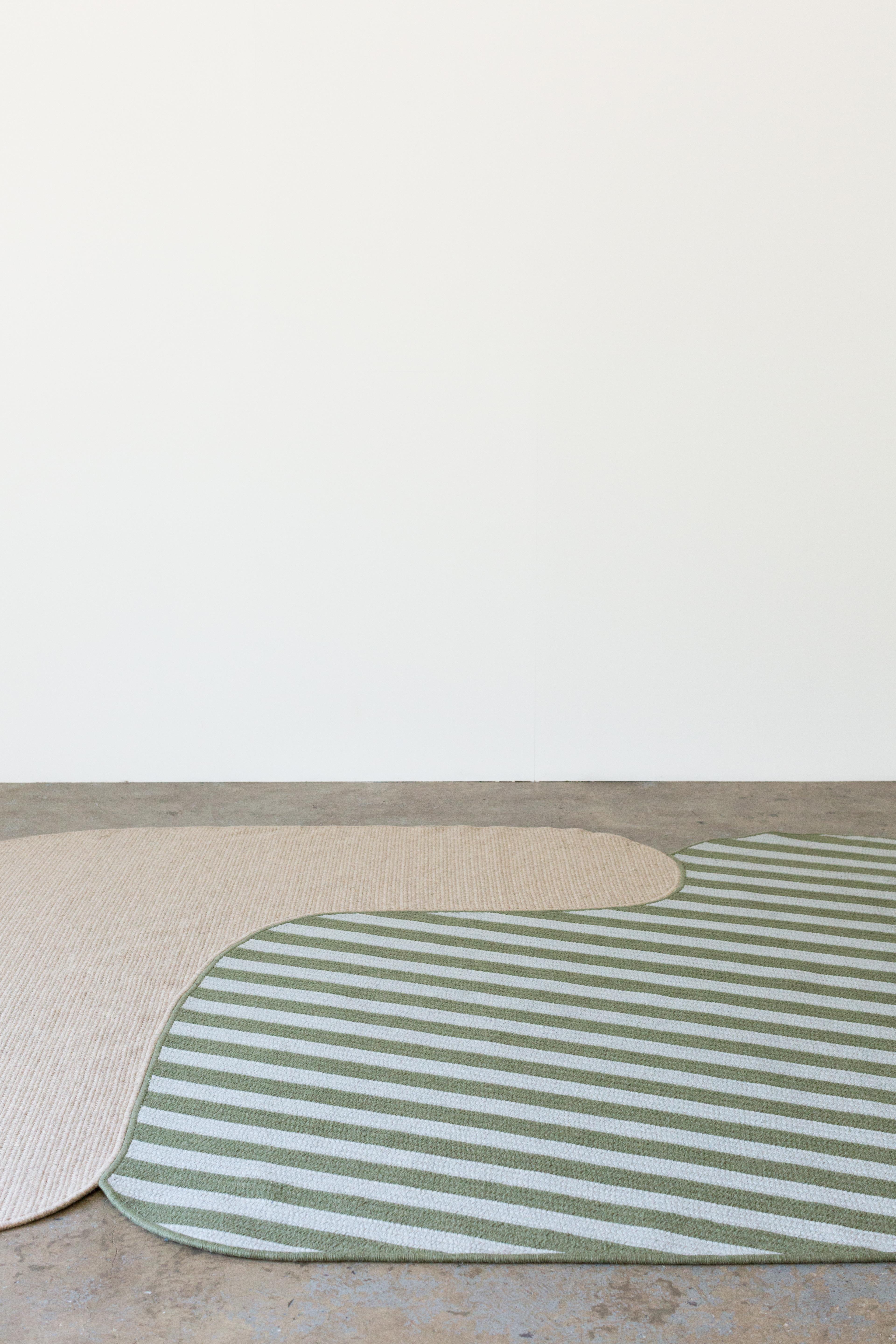 Link Braided Wool Contemporary Abstract Minimalist Sculptural Rug Large ...