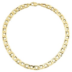 Link Chain Necklace, 14K Yellow Gold, 30.88Gr. Unisex Chunky Jewelry