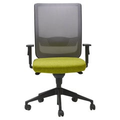 Link High Backrest Managerial Armchair in Mesh & Upholstery by Quinti Sedute